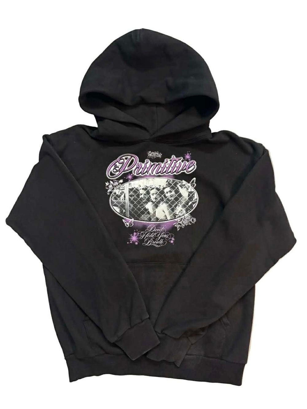 Primitive Hoodie - "Don't Hold Your Breath" graphic designed by Estevan Oriol